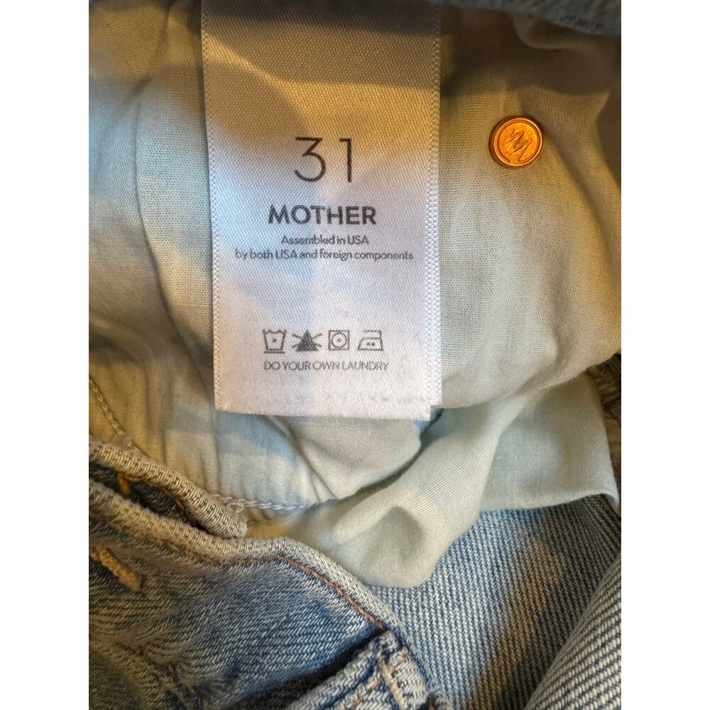 MOTHER The Kick It Wash Go Long Jeans - Women's Size 31 - Picture 8 of 9